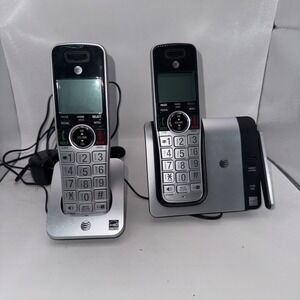 AT&T 2 Handset Cordless Phone System CL81214 Dwk51